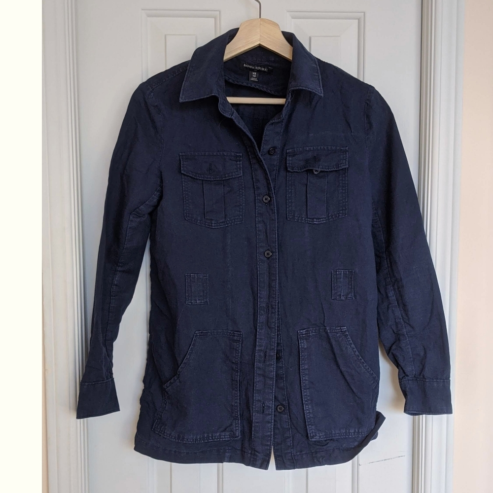 Banana Republic linen jacket